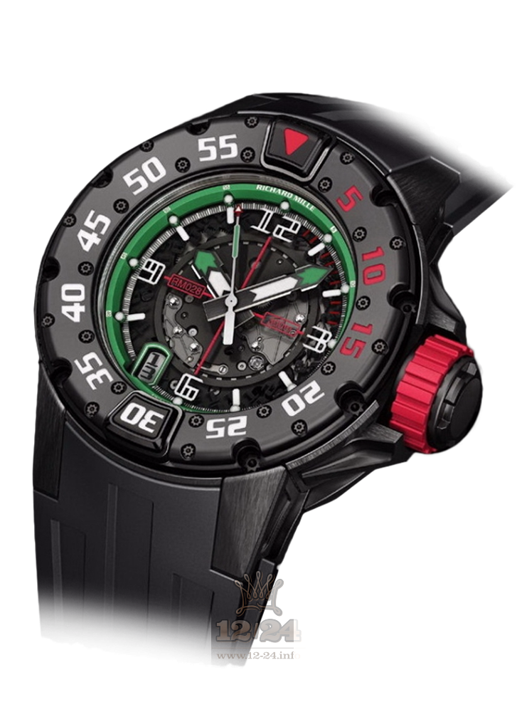 Richard Mille Men's Collection Watch RM 028 Mexico 47 mm Titanium Case
