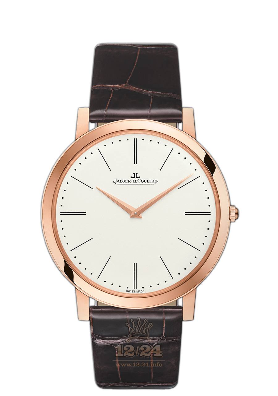 Jaeger-LeCoultre Master Watch 1292520 39 mm Pink gold Case White Dial