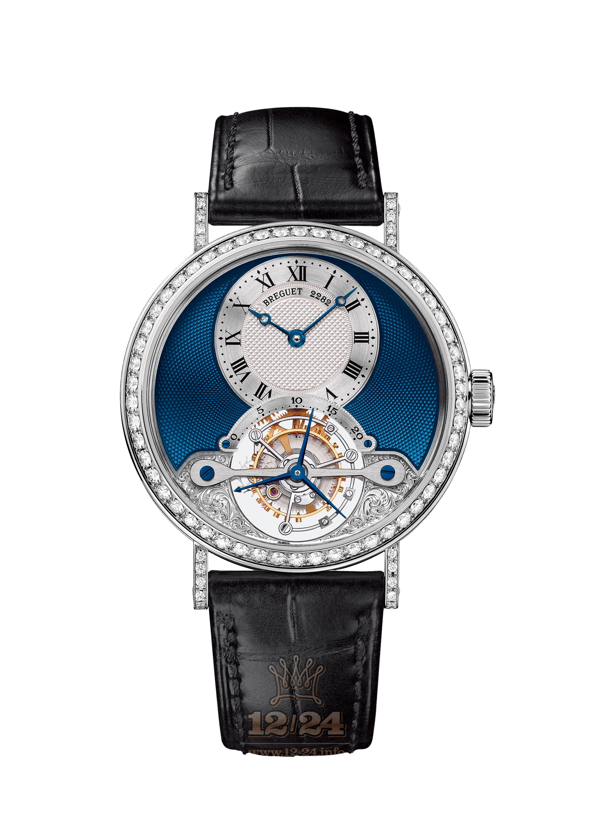 Breguet Classique Complications Watch 3358BB/2Y/986/DD0D 35 mm White gold Case White Dark blue Dial