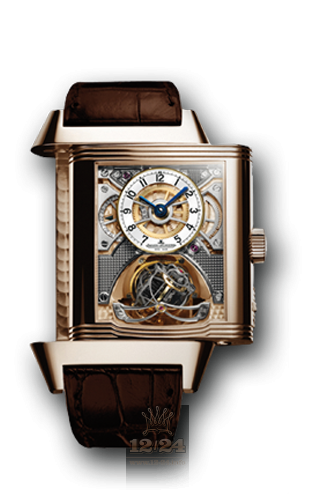 Jaeger-LeCoultre Reverso Watch 2332420 55 mm Pink gold Case White Silver Dial