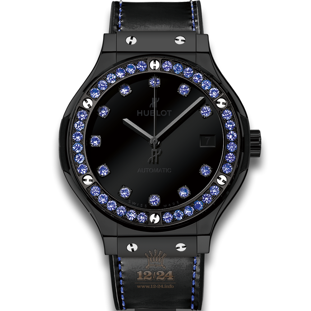 Hublot Classic Fusion Watch 565.CX.1210.VR.1201 38 mm Ceramics Case Black Dial