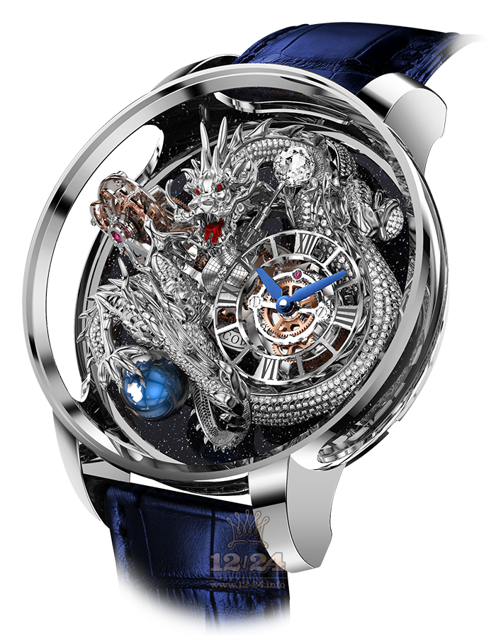 Jacob & Co Grand Complication Masterpieces Watch AT102.30.DR.UA.A 50 mm White gold Case