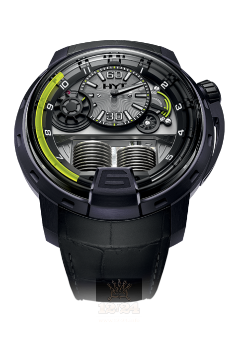 HYT H1 Watch 148-vg-10-gf-ra 49 mm Titanium Case