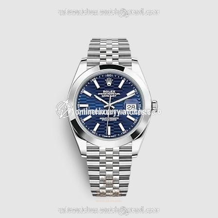 Rolex Datejust Watch 126300-0024 41 mm Stainless steel Case Dark blue Dial