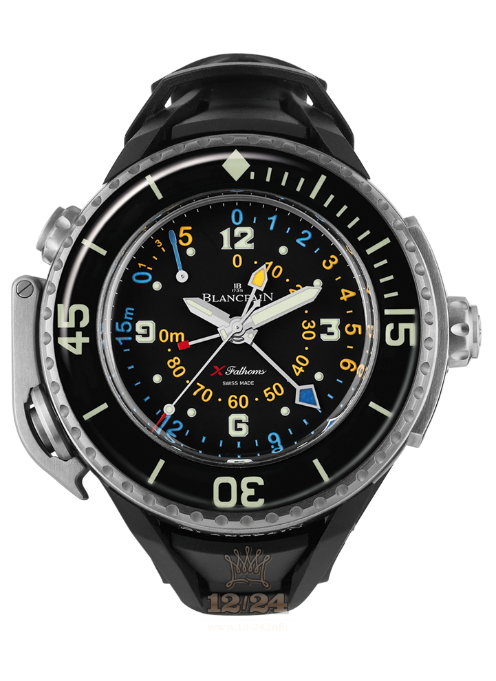 Blancpain Fifty Fathoms Watch 5018-1230-64A Titanium Case Black Dial