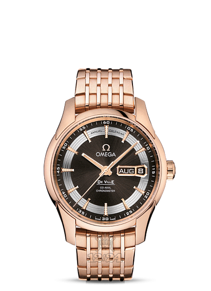 Omega Hour Vision Watch 431.60.41.22.13.001 41 mm Pink gold Case Brown (chocolate) Dial