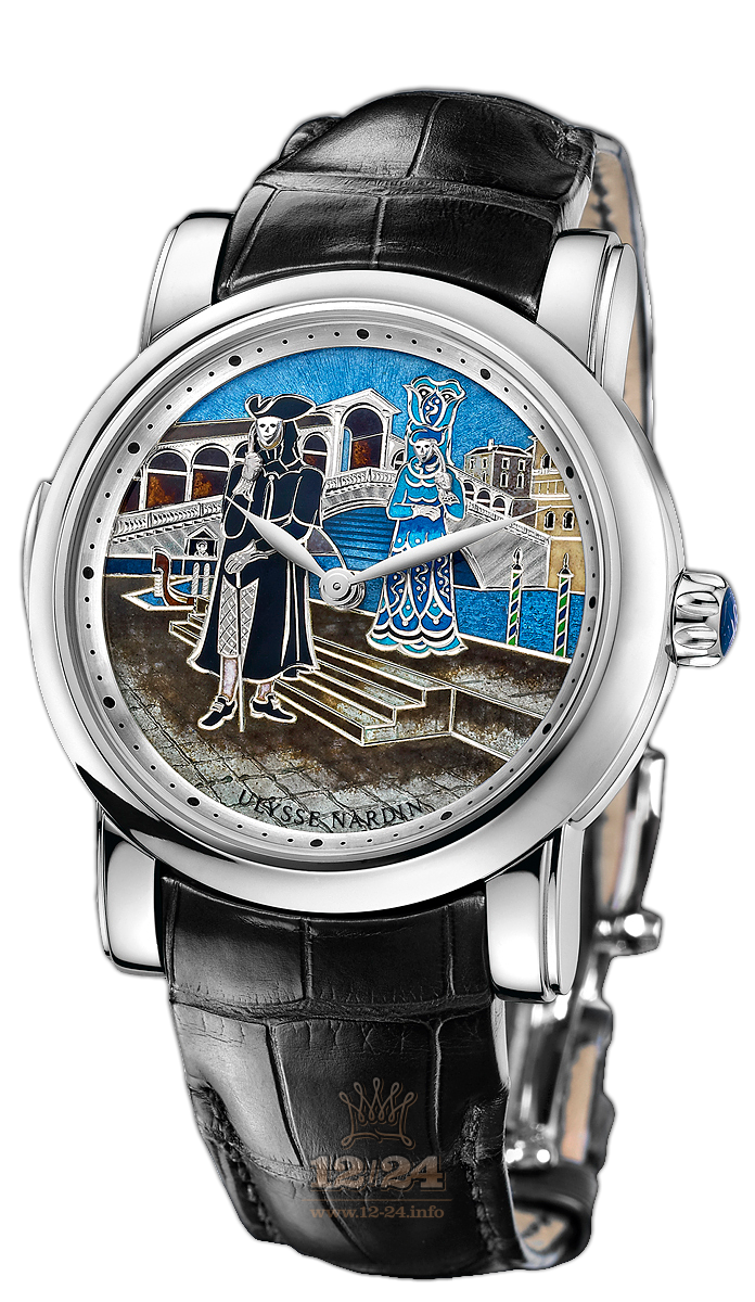Ulysse Nardin Classic Watch 719-63/VEN 42 mm Platinum Case Painted Dial