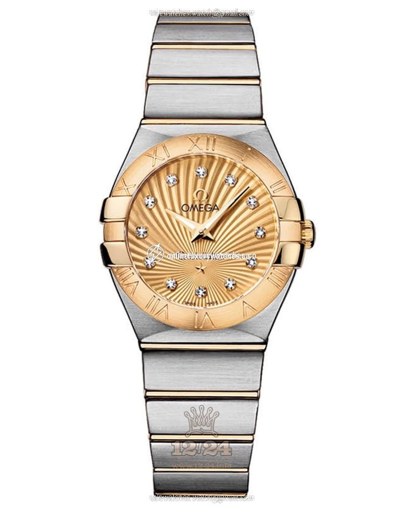 Omega Constellation Watch 123.20.27.60.58.001 27 mm Steel / Yellow gold Case