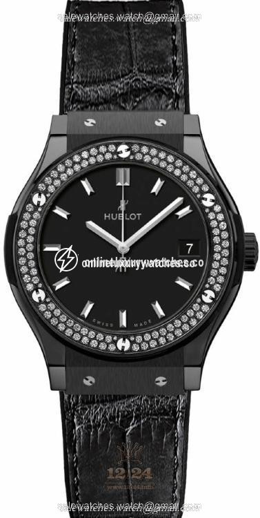 Hublot Classic Fusion Watch 581.CM.1171.LR.1104 33 mm Ceramics Case Black Dial