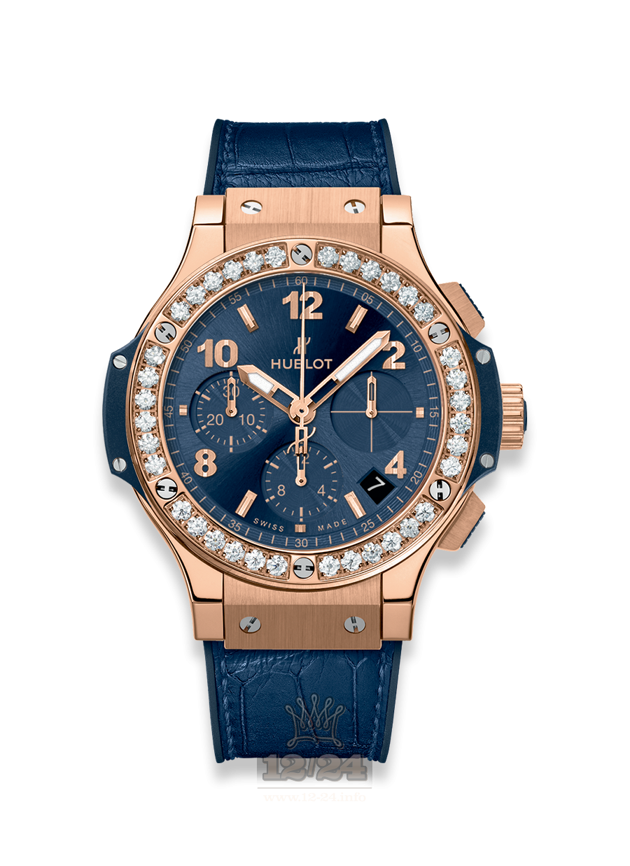 Hublot Big Bang Watch 341.PX.7180.LR.1204 41 mm Pink gold Case Dark blue Dial