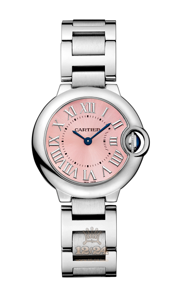 Cartier Ballon Bleu de Cartier Watch W6920038 29 mm Stainless steel Case Pink Dial