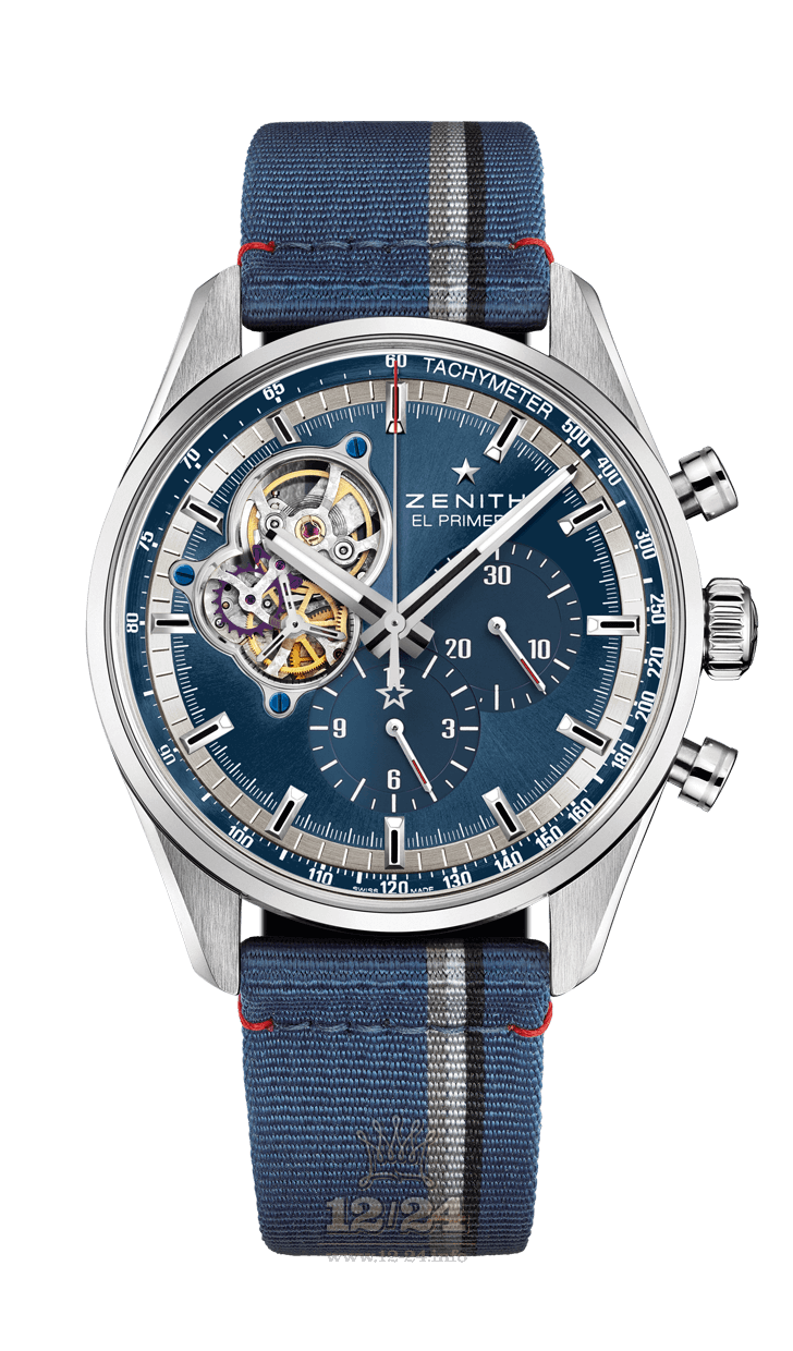 Zenith Chronomaster Watch 03.20416.4061/51.C802 42 mm Stainless steel Case Dark blue Dial