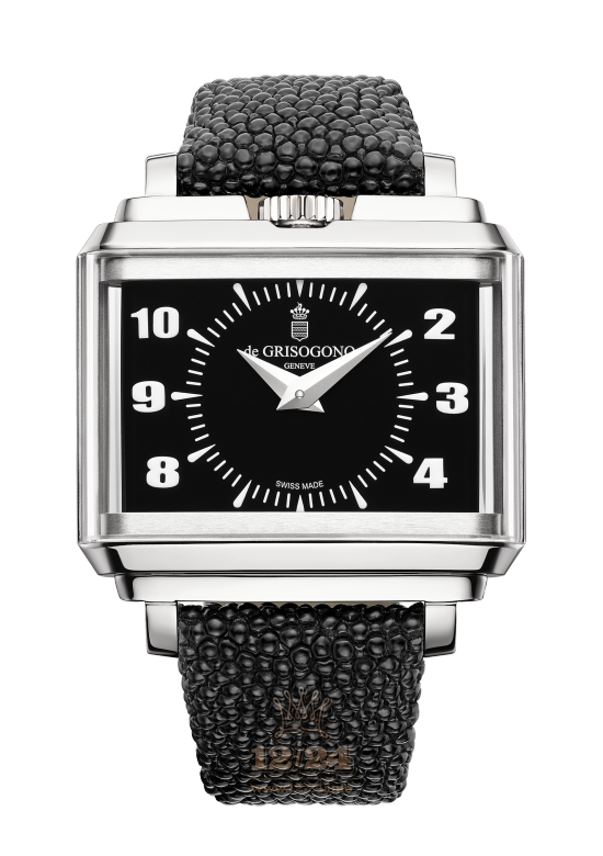 de Grisogono New Retro Women Watch NRW-N04/A White gold Case Black Dial