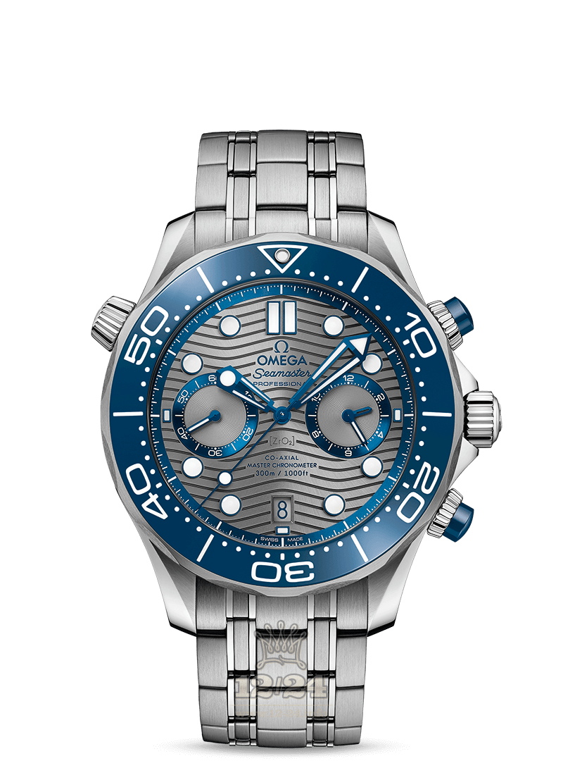 Omega Diver 300 M Watch 210.30.44.51.06.001 44 mm Stainless steel Case Silver Dial