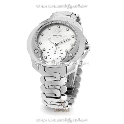 Franc Vila Tribute To Ladies Watch 80Q.SS.SL.BLA 41 mm Stainless steel Case White Dial