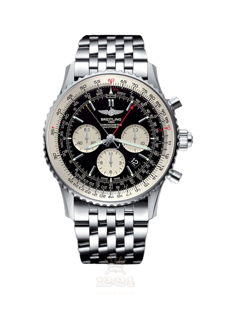 Breitling Navitimer Watch AB031021|BF77|453A 45 mm Stainless steel Case Black Dial
