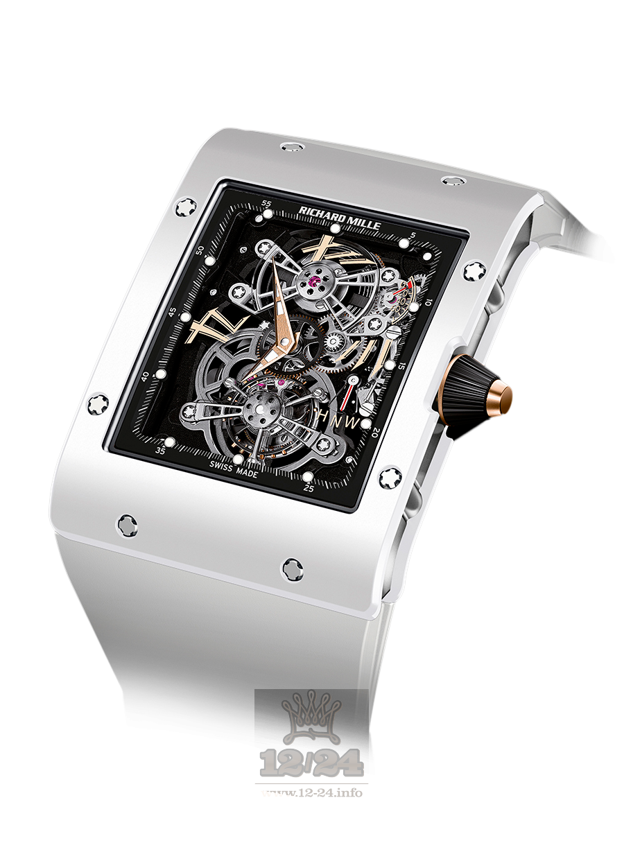 Richard Mille Limited Editions Watch RM 017 white ceramic 50 mm Ceramics Case