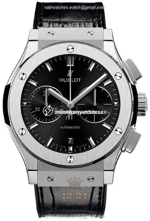 Hublot Classic Fusion Watch 541.NX.1171.LR 42 mm Titanium Case Black Dial