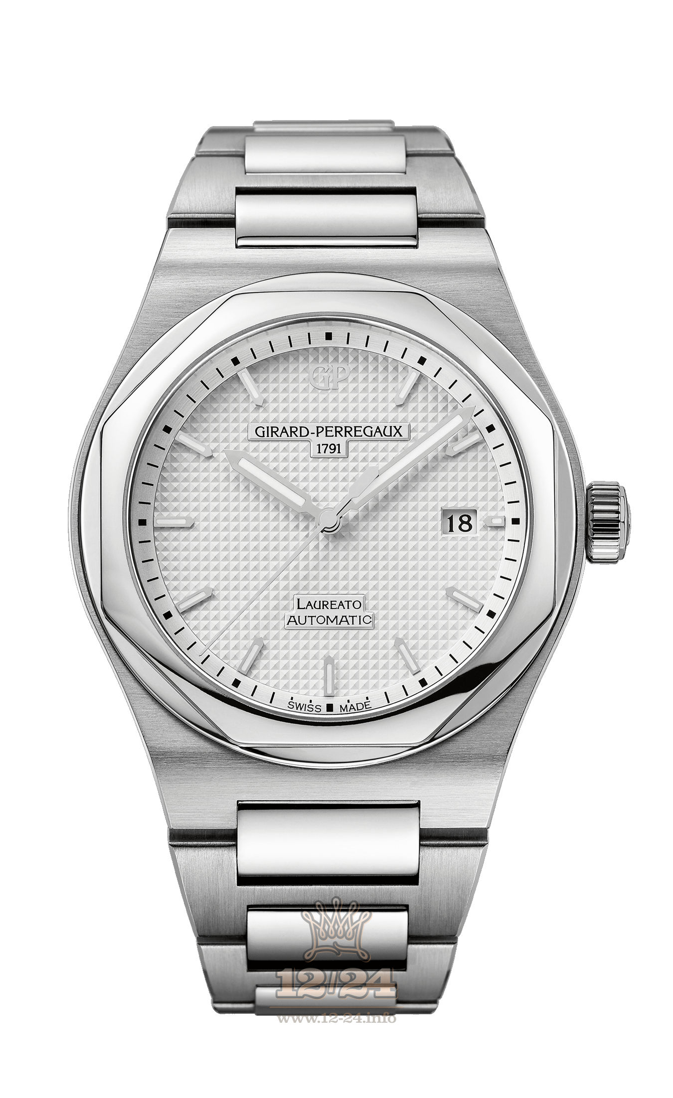 Girard Perregaux Heritage Watch 81000-11-131-11A Stainless steel Case Silver Dial