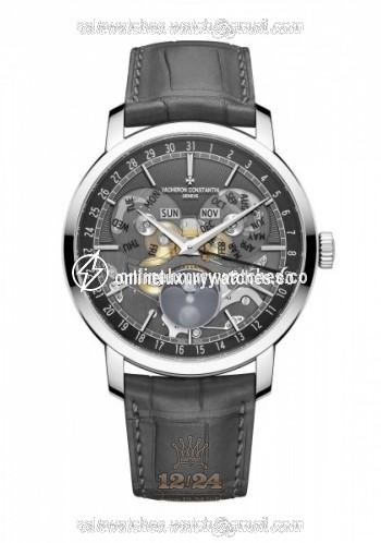 Vacheron Constantin Traditionnelle Watch 4020T/000G-B655 41 mm White gold Case Black Dial
