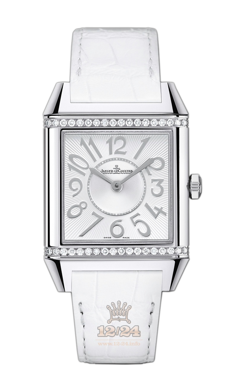 Jaeger-LeCoultre Reverso Squadra Watch 7038420 42 mm Stainless steel Case White Dial