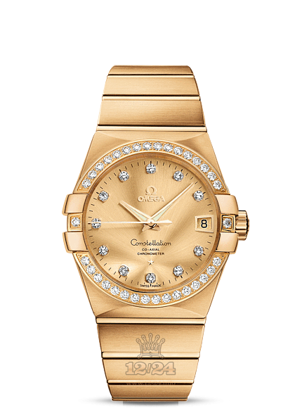 Omega Constellation Watch 123.55.38.21.58.001 38 mm Yellow gold Case