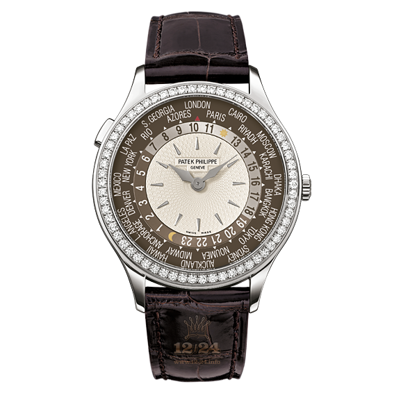 Patek Philippe Complications Watch 7130G-010 36 mm White gold Case White Brown (chocolate) Dial