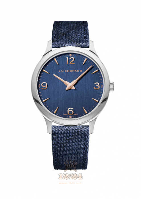 Chopard L.U.C Watch 168592-3002 40 mm Stainless steel Case Dark blue Dial