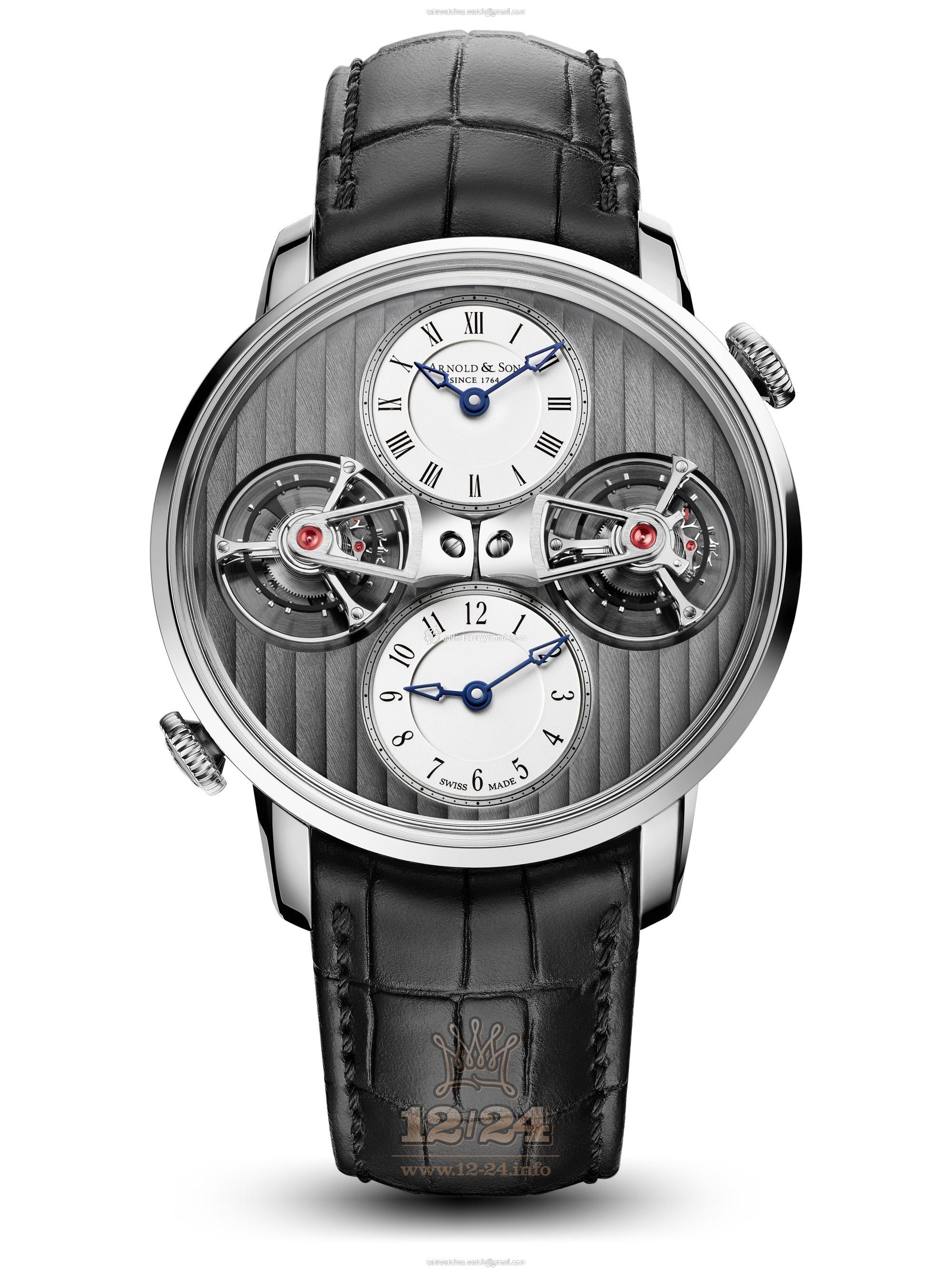 Arnold Son Instrument Collection Watch 1DTAW.S01A.C121W White gold Case Gray Dial