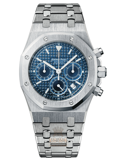 Audemars Piguet Royal Oak Watch 26300ST.OO.1110ST.04 39 mm Stainless steel Case Dark blue Dial