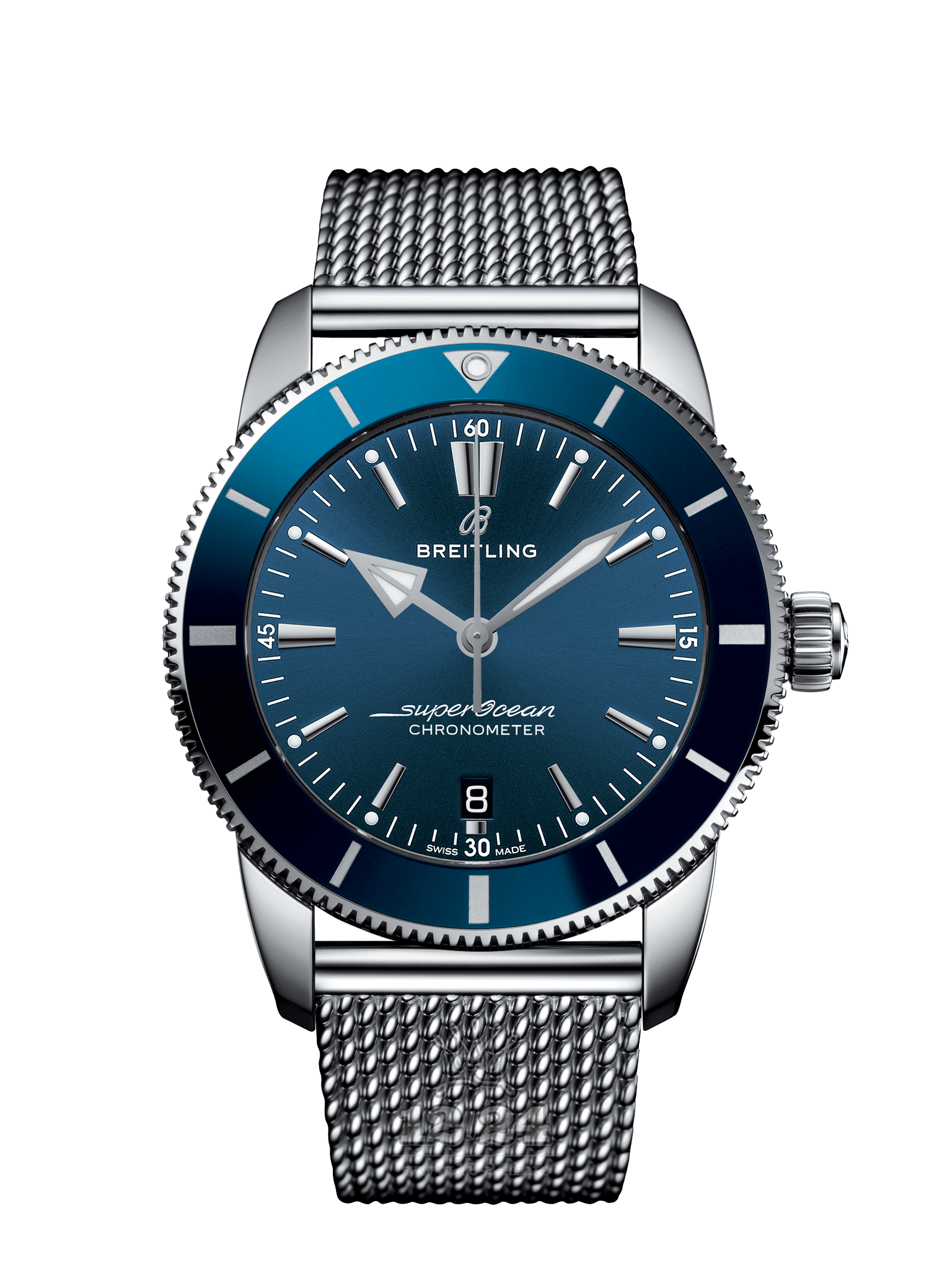 Breitling Superocean Watch AB2030161C1A1 44 mm Stainless steel Case Dark blue Dial