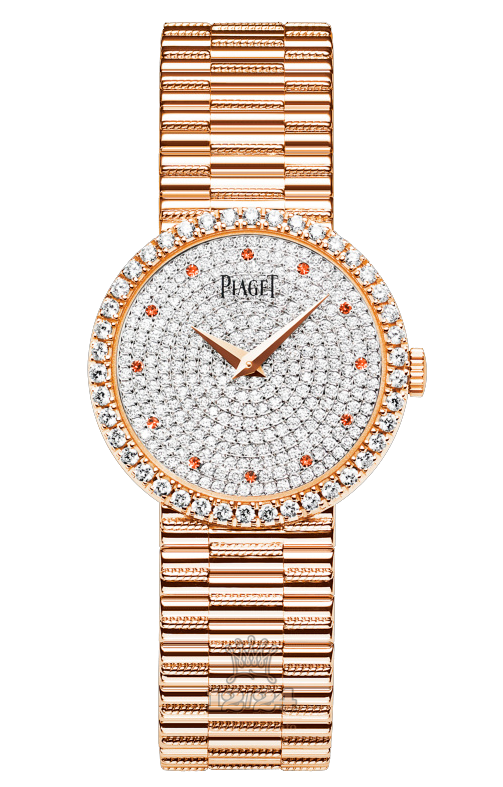 Piaget Dancer Watch G0A37044 26 mm Pink gold Case Silver Dial