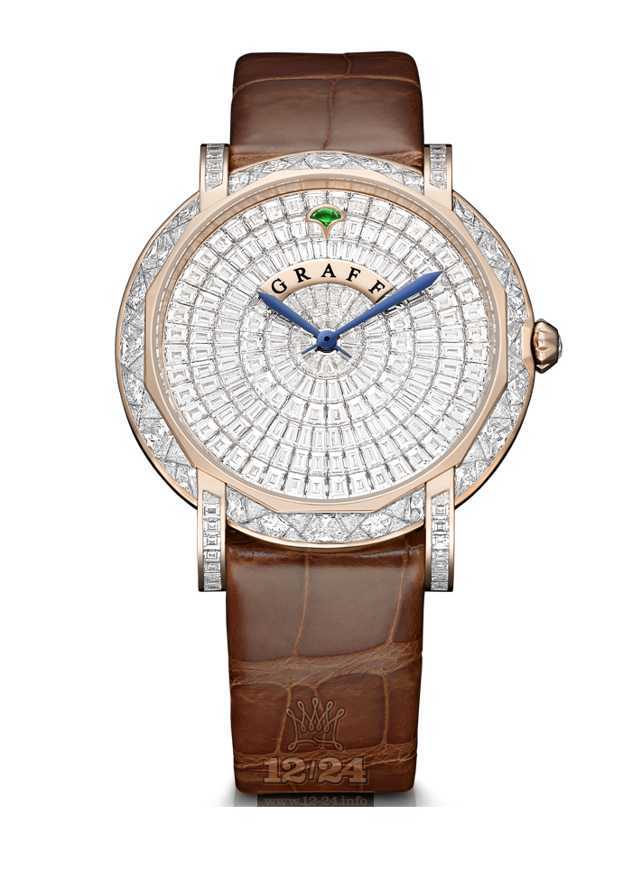 Graff GraffStar Watch GSU43PGDF2 43 mm Pink gold Case Silver Dial