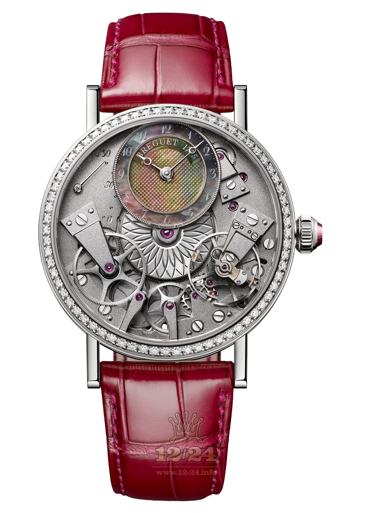 Breguet Tradition Watch 7038BB/1T/9V6/D00D 37 mm White gold Case Gray Silver Dial