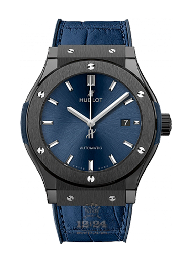 Hublot Classic Fusion Watch 565.CM.7170.LR 38 mm Ceramics Case Dark blue Dial