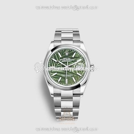 Rolex Datejust Watch 126200-0020 36 mm Stainless steel Case Green Painted Dial
