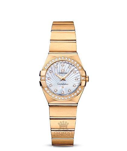 Omega Constellation Watch 123.55.24.60.55.003 24 mm Yellow gold Case White Dial