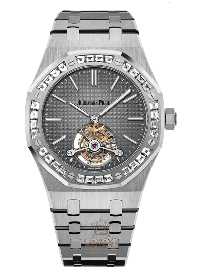Audemars Piguet Royal Oak Watch 26516PT.ZZ.1220PT.01 41 mm Platinum Case Gray Dial