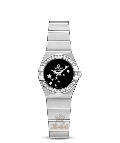 Omega Constellation Watch 123.15.24.60.01.001 24 mm Stainless steel Case Black Dial