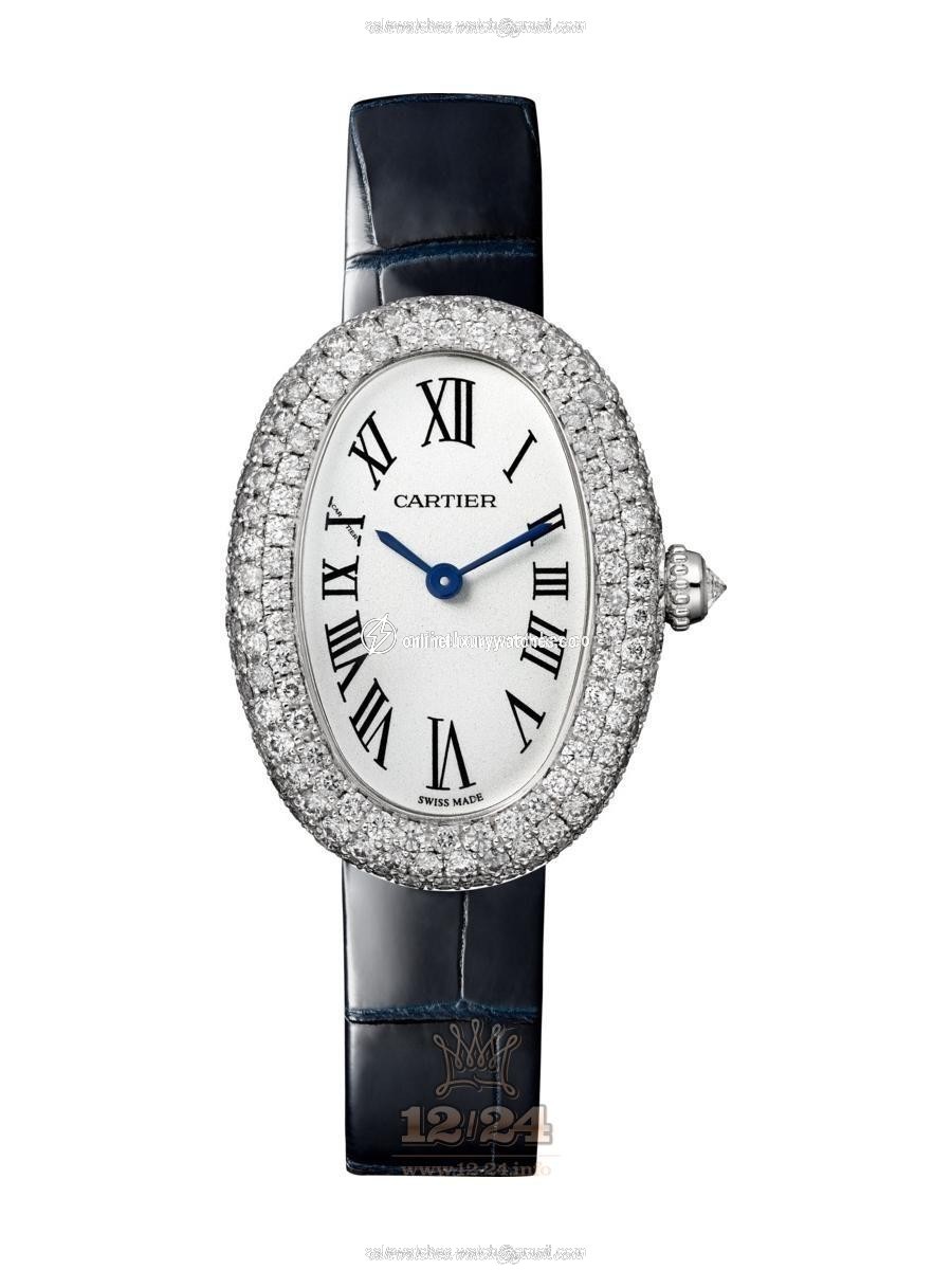Cartier Baignoire Watch WJBA0015 32 mm White gold Case White Dial