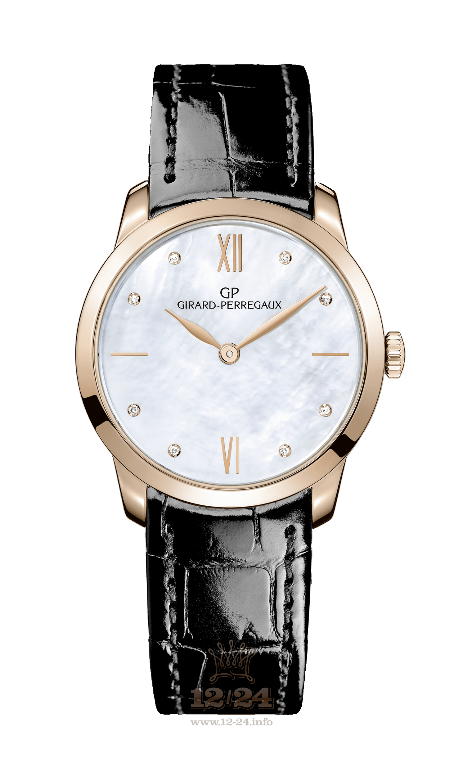 Girard Perregaux 1966 Watch 49528-52-771-CK6A Pink gold Case White Dial