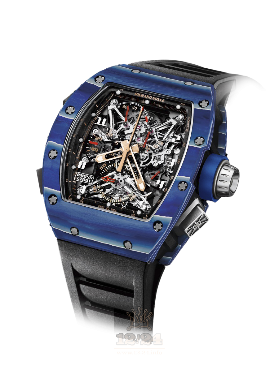 Richard Mille Men's Collection Watch RM050 CA FQ 50 mm Carbon Case