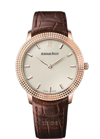 Audemars Piguet Classique Watch 15163OR.GG.A088CR.01 38 mm Pink gold Case Beige Dial