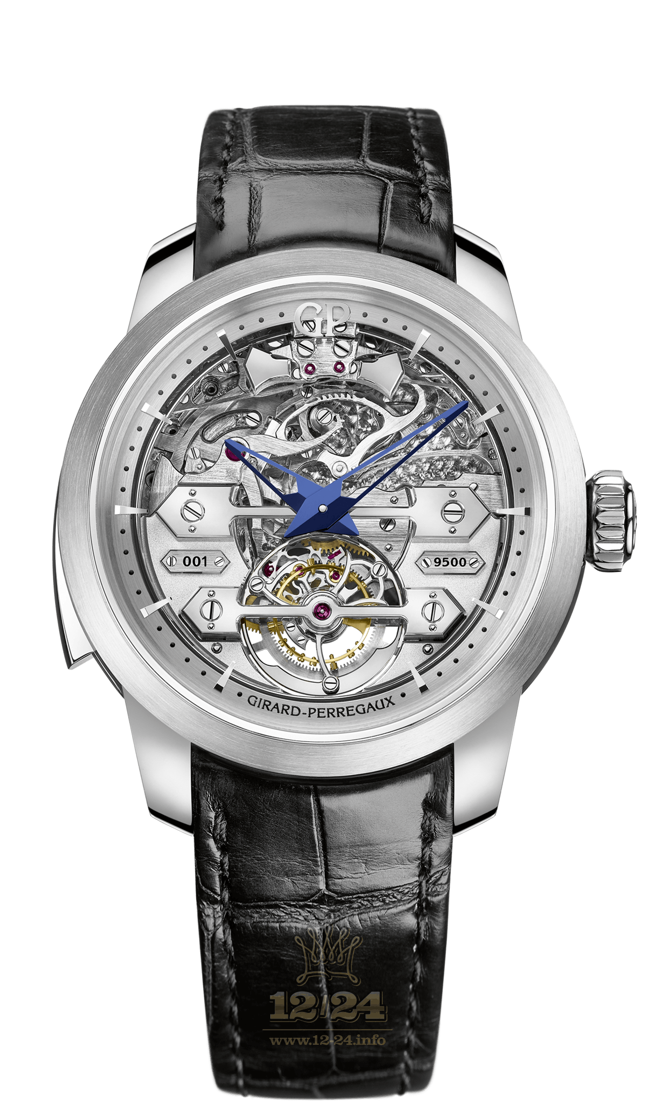 Girard Perregaux Bridges Watch 99820-53-002-BA6A White gold Case Silver Dial
