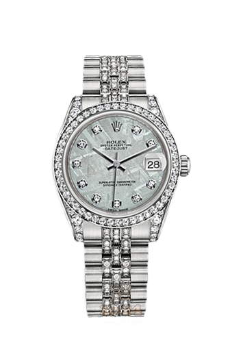 Rolex Datejust Watch 178159-0011 31 mm White gold Case Silver Dial