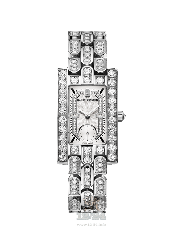 Harry Winston The Avenue Collection Watch AVEQHM21WW285 21 mm White gold Case Silver Dial