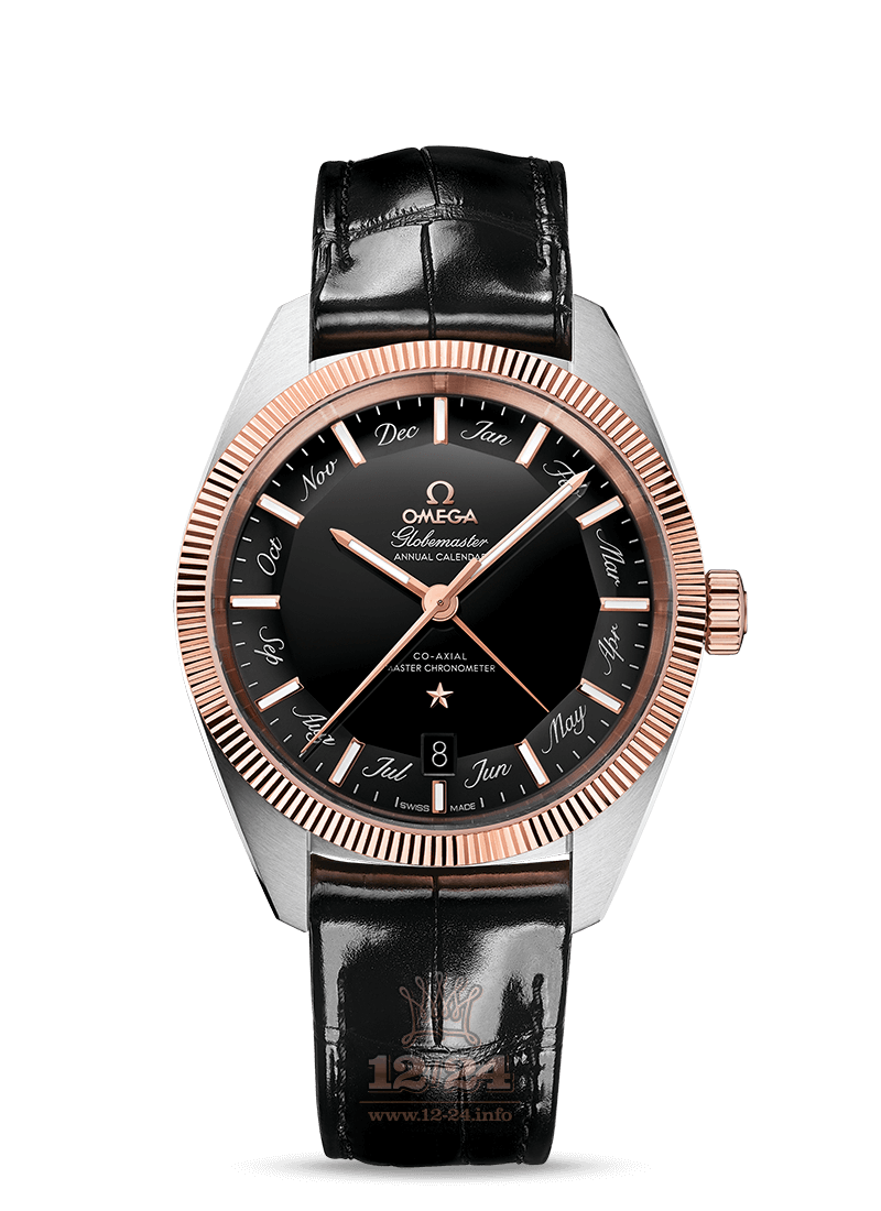 Omega Constellation Watch 130.23.41.22.01.001 41 mm Stainless steel Pink gold Case Black Dial