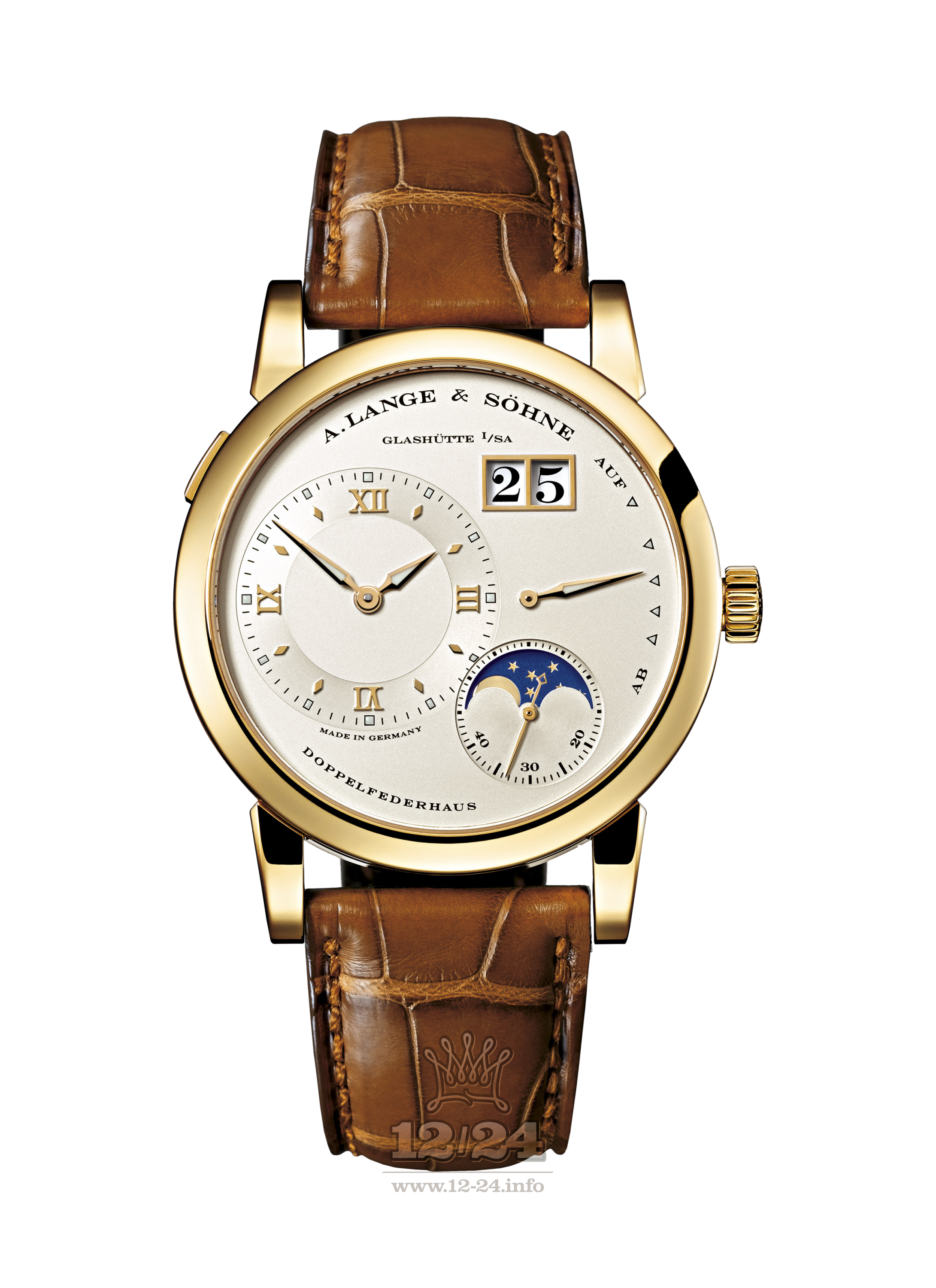 A.Lange & Sohne Lange 1 Watch 109.021 38 mm Yellow gold Case Golden Dial