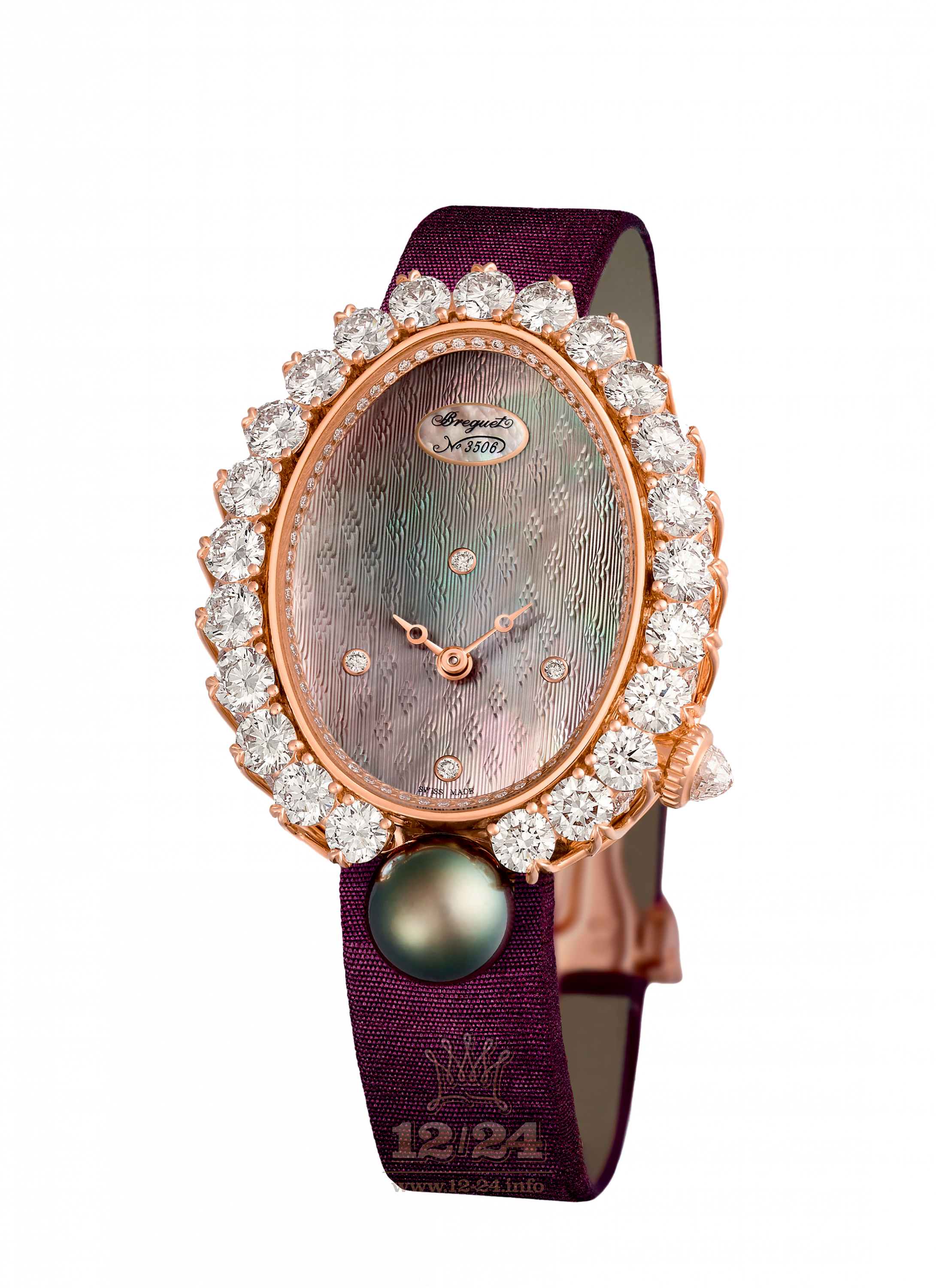 Breguet High Jewellery watches Watch GJ29BR8924TDT8 34 mm Pink gold Case Black Dial