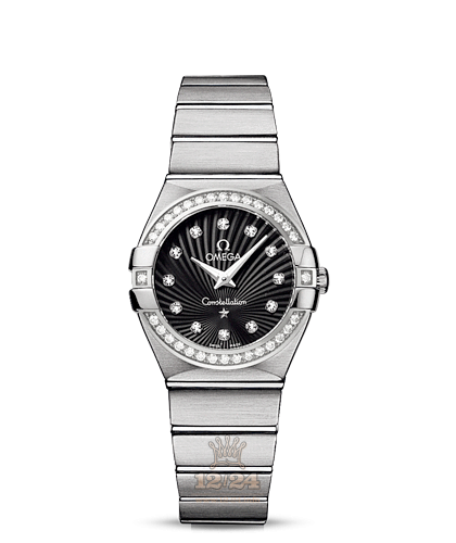 Omega Constellation Watch 123.15.27.60.51.001 27 mm Stainless steel Case Black Dial